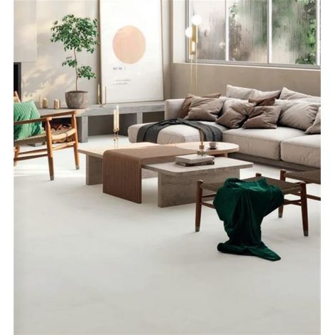 Carrelage d'intérieur imitation béton - Série JESSICA - Dimensions: 45 x45 cm - BLANCO