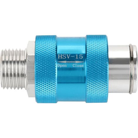 Vanne coulissante manuelle HSV-15 en aluminium, filetage G1/2, contrôle de débit d'air (1/5)