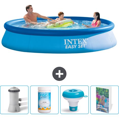 Intex Piscine Easy Set Ronde - 366x76 cm - 5-pièces SCB104 (1/5)