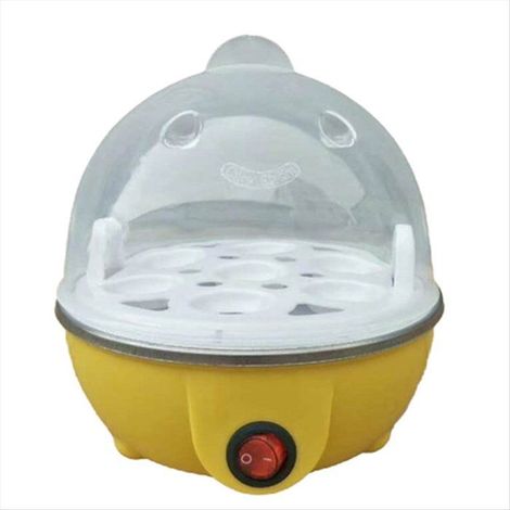 7 œufs, cuiseur électrique à œufs, multifonctionnel pour œufs durs/pochés/brouillés, compact et facile à nettoyer, idéal cuisine petite surface ou voyage