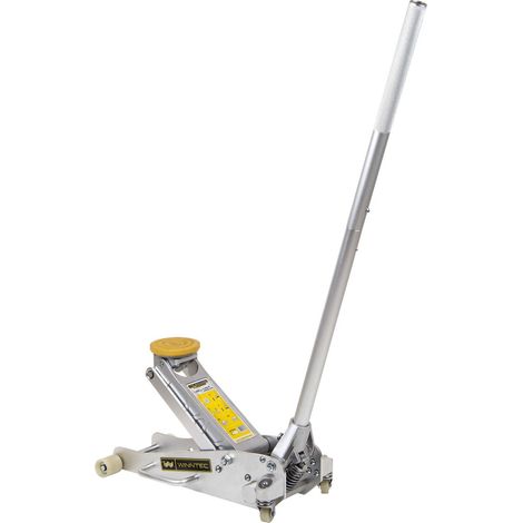 WINNTEC 1.35 Ton Aluminium Racing Trolley Jack - L58 x W28 x H19 cm