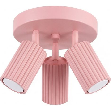 Sollux KARBON Spots de plafond Karbon roses, 3 ampoules GU10 (1/2)