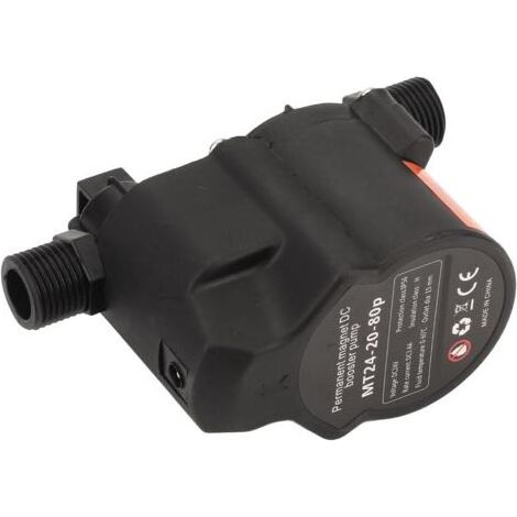Pompe de surpression d'eau, petite pompe de recirculation de surpresseur de douche à faible bruit entièrement automatique DC 24V (1/5)