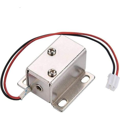 DC 6V/12V Electromagnetic Lock Assembly Safety Lock for Security System Safe Door Cabinet (1/4)