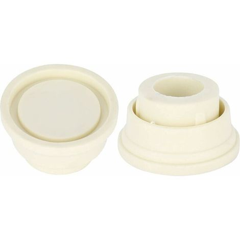 2 pieces rubber buffers for swimming pool ladder, white ladder bumpers for swimming pool ladder (1/5)