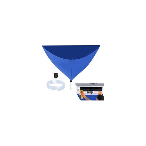 Housse De Nettoyage Pour Climatiseur Split,Kit De Sac De Nettoyage Étanche Pour Climatiseur,Outil De Nettoyage Protecteur Étanche Et Réutilisable，100cm (1/4)