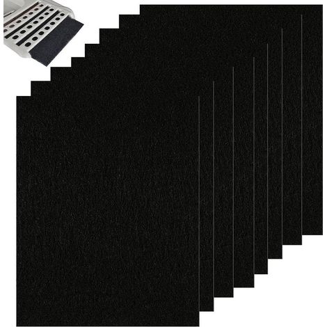 Lot de 8 filtres de rechange pour bac à litière prédécoupés pour Van Ness, filtres à odeur de carbone pour filtre à air Pureness F6 Zeloite (1/5)