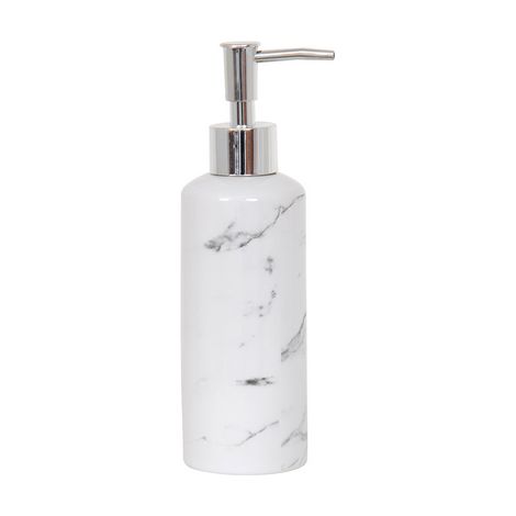 DISPENSER SAPONE IN CERAMICA TOSCANA- Bianco- SPIRE- pezzi 1 (1/2)