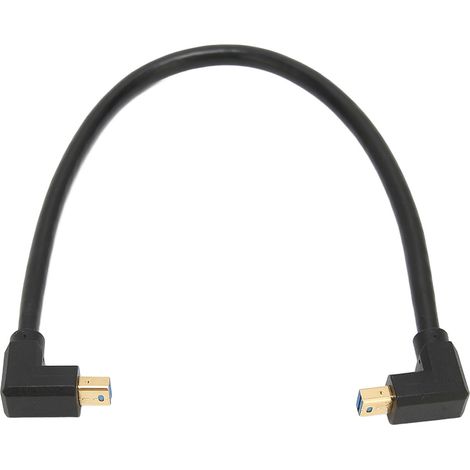 Câble Mini DP vers Mini DP DisplayPort 1.4 mâle vers mâle 8K 60HZ 4K 144HZ, coude à 90 degrés