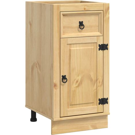 vidaXL Armadietto SKI Marrone Miele 40 x 46 x 81,5 cm Pino