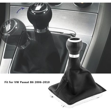 Pommeau de levier 5-Vitesse et soufflet de remplacement pour VW Passat B6 2006-2010 (1/4)