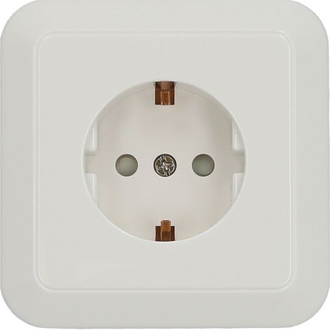 Einbausteckdose wolfpack-linea-profesional geerdete Steckdose einfache Installation (1/3)