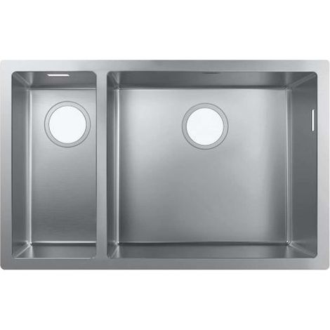 hansgrohe Unterbauspüle S71 S719-U655 180x450mm, Edelstahl (1/3)