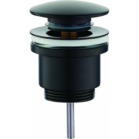 Vidage rond clic-clac noir mat Rubinetterie PCUNR Noir mat Vidage rond clic (1/3)