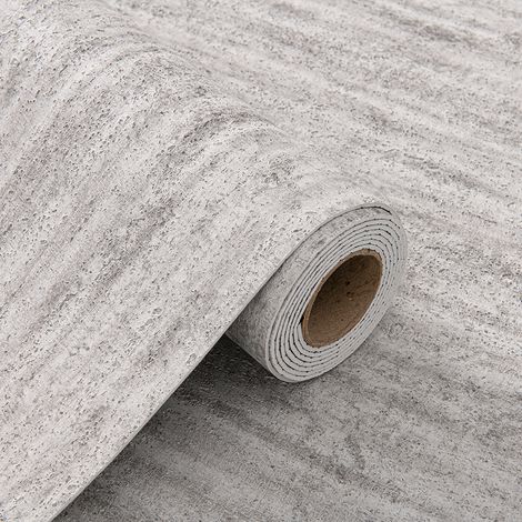 Papier Peint 3D effet Ciment Gris adhésif auto collant épaississement 60CM x 2.8M en rouleau Style industriel 1.68m2 (1/5)
