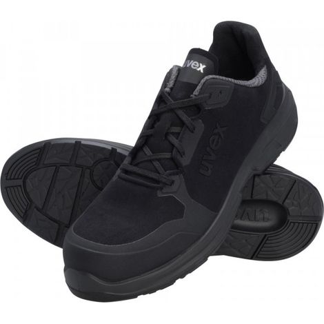 uvex Sicherheitshalbschuhe S3 SRC uvex 1 sport aus Mikrovelours, uvex xenova Kunststoffkappe, Weite 11, Größe 35