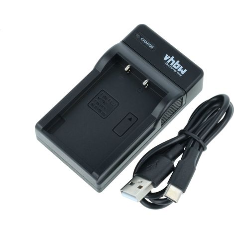 vhbw USB-C Ladegerät kompatibel mit Olympus Stylus 1s Kamera - Ladeschale + USB-C Kabel Ladeanzeige (1/5)