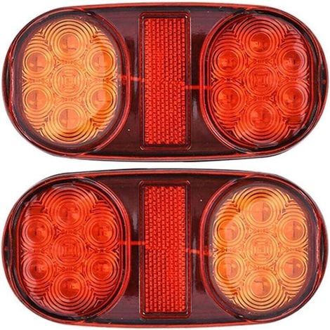 12V LED-Anhängerrückleuchten, 2 wasserdichte LED-Anhängerrückleuchten (1/4)