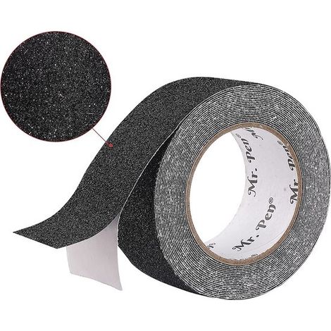 Rutschfeste Treppenschutzleiste aus Gummi selbstklebendes Band 5 m 50 mm (1/5)
