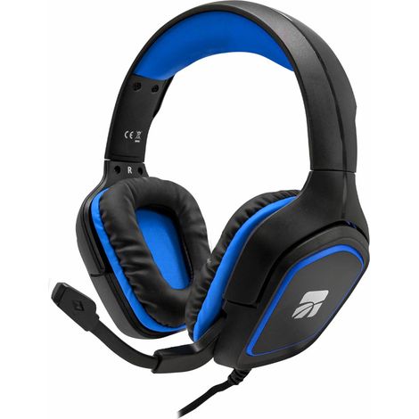 Xtreme Burian Auricolare Cablato A Padiglione Gaming Nero, Blu (1/4)