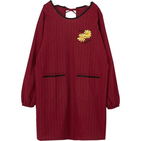 Grembiule da cucina da donna Overclothes - ROSSO-Crezuo