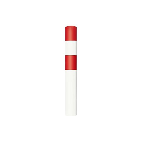Bolardo de protección  tamaño L  rojo y blanco  para