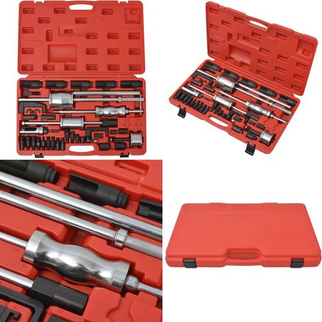 Jeu d'extracteurs d'injecteur diesel Acier - Outil Extraction Injecteur Diesel - Kit Outil Mécanique - Outil Réparation Voiture - Accessoire Moteur Diesel - Extracteur Injecteur - Home & Living (1/5)