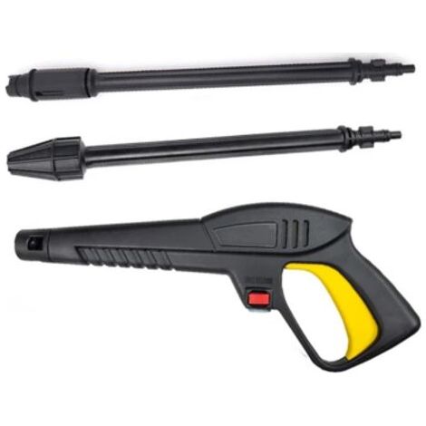 Pistolet à eau haute pression avec lance à jet variable et lance rotative, compatible avec les nettoyeurs haute pression Lavor (1/5)