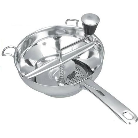Moulin à légumes en acier inoxydable – Moulin rotatif pour sauce tomate, compote de pommes, purée, confitures et autres préparations alimentaires