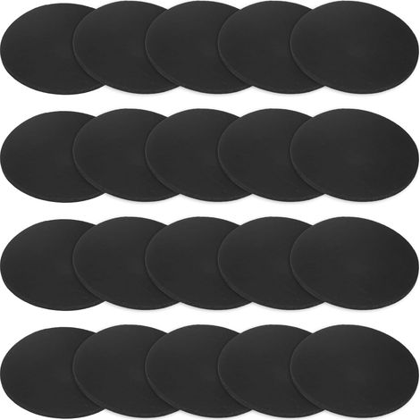 20-Pcs Solid Rubber Discs, 40mm OD x 1.5mm Thickness Cushions Anti-Vibration Noise Reducers Rubber Seals For HVAC/Washing Machines/Furniture/DIY Projects (1/5)
