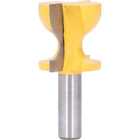 Fraise à défoncer pour rebord de fenêtre, tabouret avec tige ronde 1,27 cm, revêtement PTFE le travail du bois, design haute efficacité bois massif, MDF, contreplaqué, professionnel et - (1/5)
