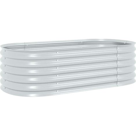 Maison Exclusive - Garten-Hochbeet 160x80x44 cm Verzinkter Stahl