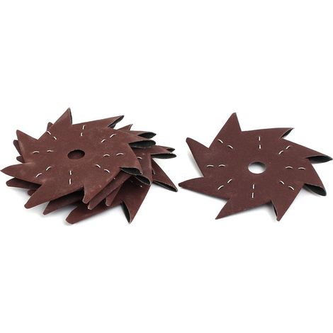 4-Zoll-320-Nadelrad-geformtes achteckiges Schleifpapier-Polierwerkzeug 5pcs (0d687f1034b11ec9aab4285 (1/3)