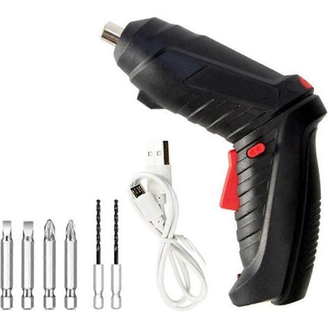 Kit de tournevis sans fil 3,6 V, perceuse électrique à main au lithium (lot de 2) (1/5)