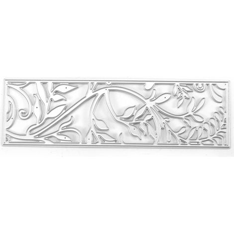 Matrices De Découpe - Cadre Rectangulaire - Acier Au Carbone - Pour Scrapbooking Et Cartes - Lot De 1 (1/3)