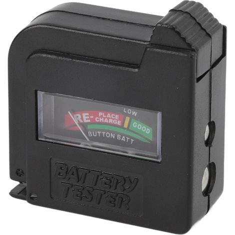 Testeur de capacité de piles portable haute précision avec affichage numérique, compatible avec les piles AA, AAA, DC 9V et 1,5V - YM (1/5)