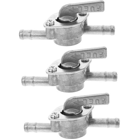 3pièces Robinet Essence Lot De Métal Pour Motoculteur Tondeuse Tracteur Fonction De Fermeture Et Installation Simple (1/5)