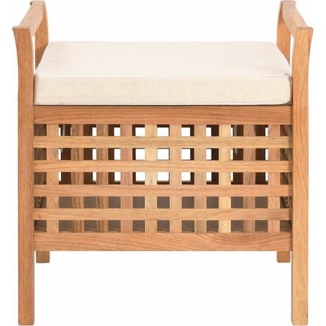 Maison Exclusive - Cassapanca 49x48x49 cm in Legno Massello di Noce (1/5)