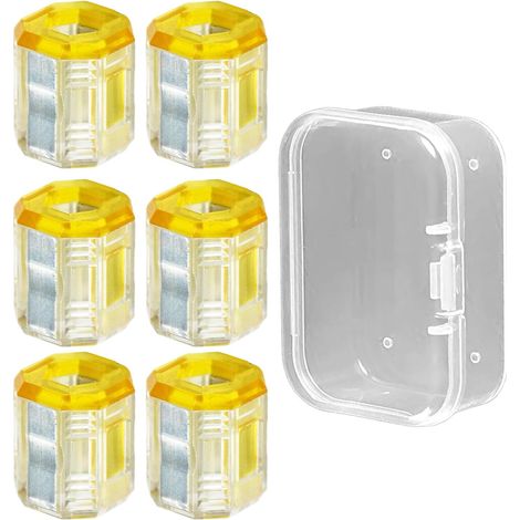Anneau Magnétique Porte-Vis et 6 Pièces Accessoire Transparent pour Outil à  Support Magnétique Porte-Vis pour Tournevis Convient aux Femmes, aux Hommes, aux (1/5)