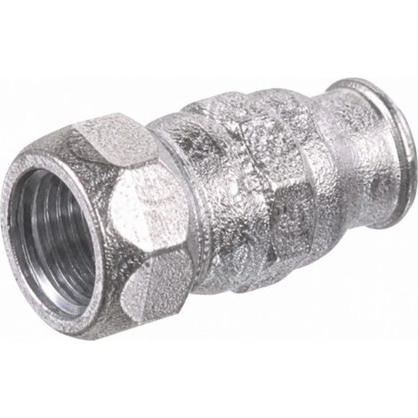 Racor a brida 1"1/4 (33x42) hembra tubo acero 42,4 mm exterior