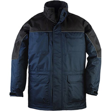 Parka de travail imperméable Coverguard Ripstop Marine / Noir 3XL. (1/3)