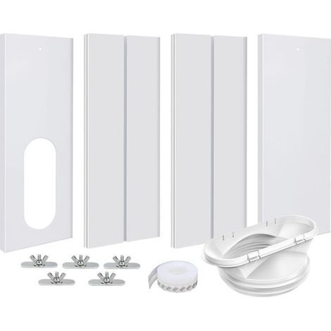 4-teiliges Fensterdichtungsset für Klimaanlagen, Fensterdichtung für mobile Klimaanlagen, Fensterdichtungsset für Klimaanlagen, verstellbares Fensterschieberset für Klimaanlagen (1/5)