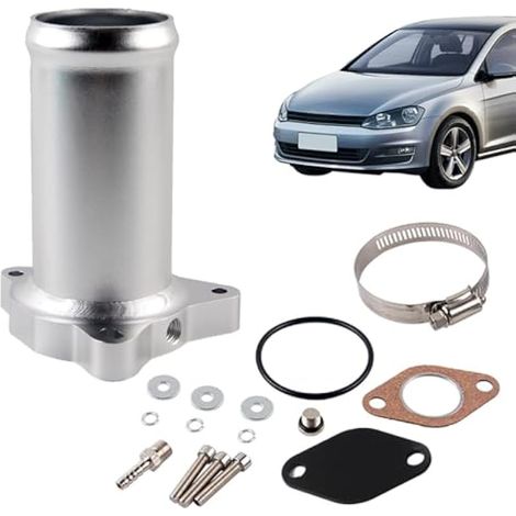 kit suppression vanne egr 1.9 tdi 130/160 CV Diesel, Tuyau De Rechange Pour Valve Egr, Kit Valve Replacement Pipe Aluminium fit for egr delet kit 1.9 tdi 130/160 cv diesel (1/5)