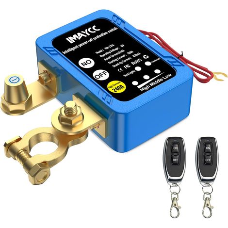 12 V battery circuit breaker, 240 A battery cutter, car circuit, automatic stop switch for car, RV, ATV, truck, boat. (1/5)