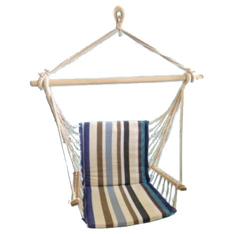 AMACA IN COTONE A SEDIA - DONDOLO BIANCA a righe - AMACA SOSPESA Twist (1/2)