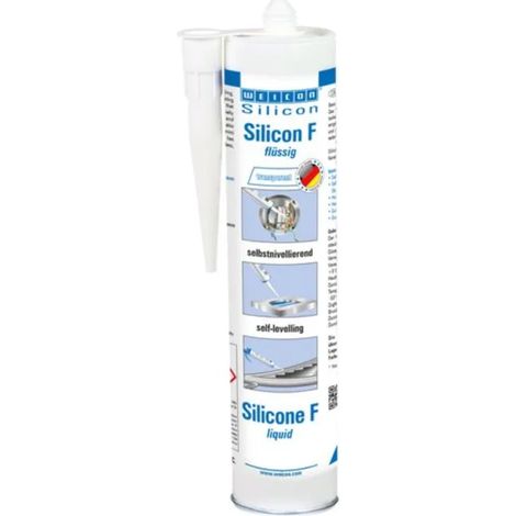 Silicone WEICON F 310 ml, silicone autonivelant pour enrobage et scellement