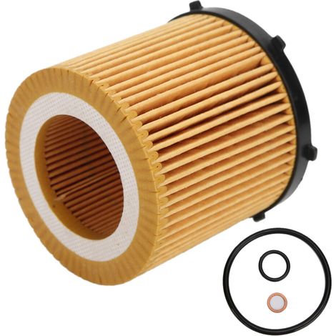Ölfilter-Wechselsatz für BMW-Motoren, inklusive Ölablassschraubendichtung und O-Ring für den Deckel, einfach zu montieren ohne kompliziertes Werkzeug, Aftermarket-Produkt.