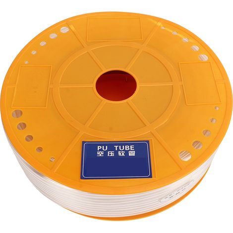 Tuyau d'air PU transparent 10mm extérieur 6,5mm intérieur 100m longueur bobine tube pneumatique pour compresseur (1/5)