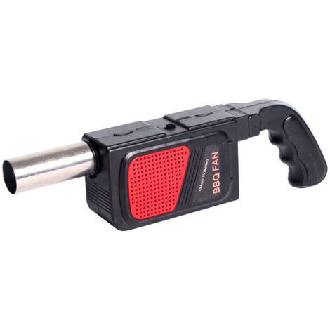 Souffleur De Barbecue, Portable Ventilateur De Barbecue Manuel De Poche Électrique Souffleur D'air Pour Bbq Feu Soufflet Outil De Pique-Nique En Plein Air Camping Randonnée Cuisinière(Sans Ba (1/5)