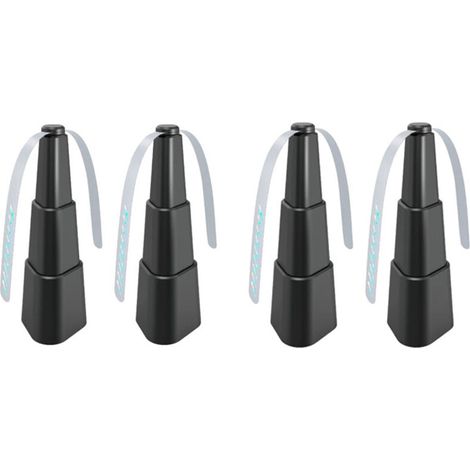 Abanico repelente de moscas, 4 piezas, repelente de mosquitos, repelente de moscas, hélice repelente de moscas para mantener las moscas e insectos alejados de la comida, ideal para cenas en casa, fies (1/4)